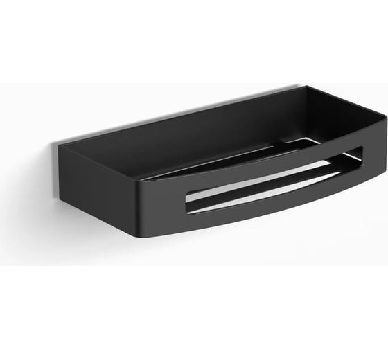 Полка LANGBERGER черная, к стене, 1-этажная 75160-BPC
