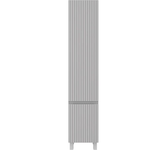 Шкаф-пенал Brevita Victory 35, правый, серый VIC-05035-500R