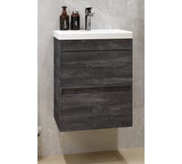 База под раковину подвесная с двумя выкатными ящиками Art&Max FAMILY-M Iron Stone, 400x350x550 мм Family-M-400-2C-SO-IS