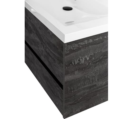 База под раковину подвесная с двумя выкатными ящиками Art&Max FAMILY-M Iron Stone, 750x480x550 мм Family-M-750-2C-SO-IS