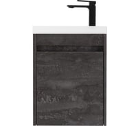 База под раковину подвесная с одной распашной дверцей Art&Max FAMILY-M Iron Stone, 400x220x500 мм Family-M-400-1D-SO-IS