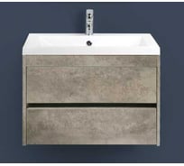 База под раковину подвесная с двумя выкатными ящиками Art&Max FAMILY Cemento Veneto, 750x480x550 мм Family-750-2C-SO-CV
