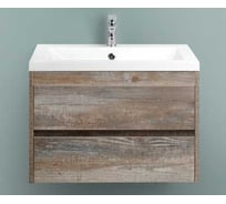 База под раковину подвесная с двумя выкатными ящиками Art&Max FAMILY Pino Esotica, 580x480x550 мм Family-580-2C-SO-PE