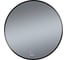 Зеркало Grossman COSMO-норма BLACK (800x800x45) LED с сенсорным выключателем и подогревом 1980802 1