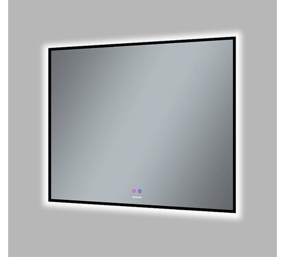 Зеркало Grossman PRAGMA-норма BLACK (900x800x45) LED с сенсорным выключателем и подогревом 1890802
