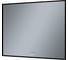 Зеркало Grossman PRAGMA-норма BLACK (900x800x45) LED с сенсорным выключателем и подогревом 1890802 1