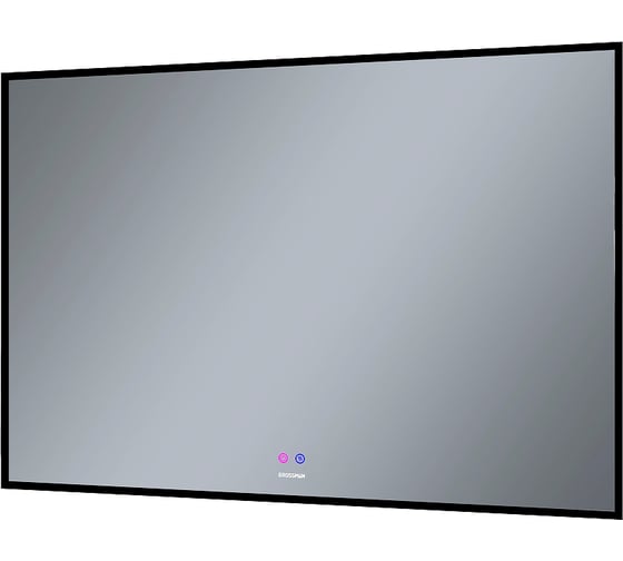 Зеркало Grossman PRAGMA-норма BLACK (1000x800x45) LED с сенсорным выключателем и подогревом 18100802