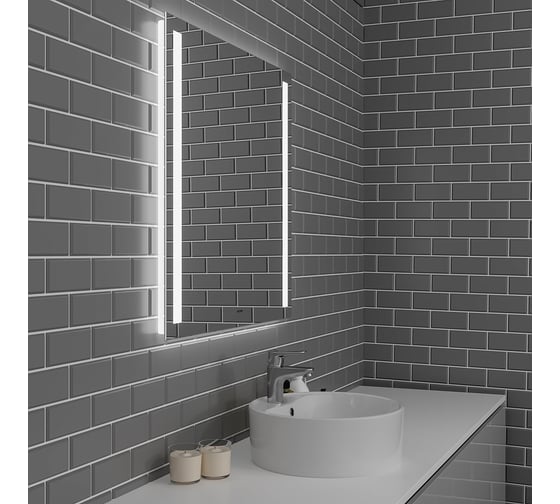 Зеркало Grossman AVRORA (700x800x45) LED с сенсорным выключателем 117080