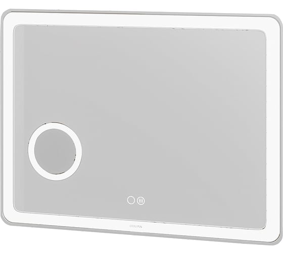 Зеркало Grossman LEO (1000x800x45) LED с сенсорным выкл., гравировкой, подогревом и увеличительным стеклом 1610080 1