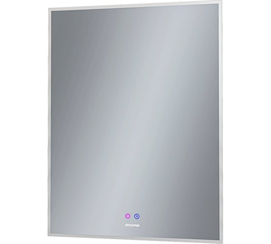 Зеркало Grossman PRAGMA-норма (600x800x45) LED с сенсорным выключателем и подогревом 186080 1
