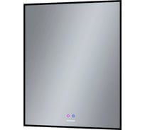 Зеркало Grossman PRAGMA-норма BLACK (700x800x45) LED с сенсорным выключателем и подогревом 1870802