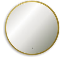 Зеркало ABBER Mond с подсветкой, бесконтактный выключатель, диммер, золото AG6204SCG-0.77