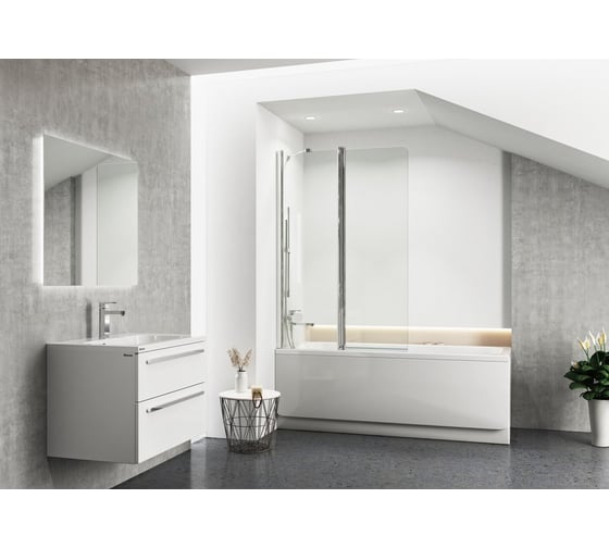 Зеркало RAVAK OBLONG I 600x700 белое, с подсветкой X000001562