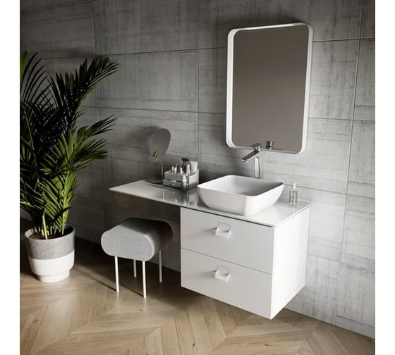 Зеркало RAVAK STRIP I 800x700 белое, с подсветкой X000001567