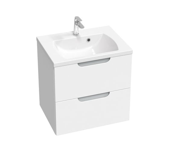Тумба под умывальник Ravak SD CLASSIC II 600 белая/серая X000001477