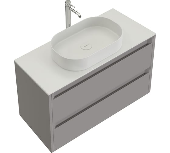Тумба ALLEN BRAU FANTASY 2.0 80, platinum grey matt 1.11001.PGM 00334052