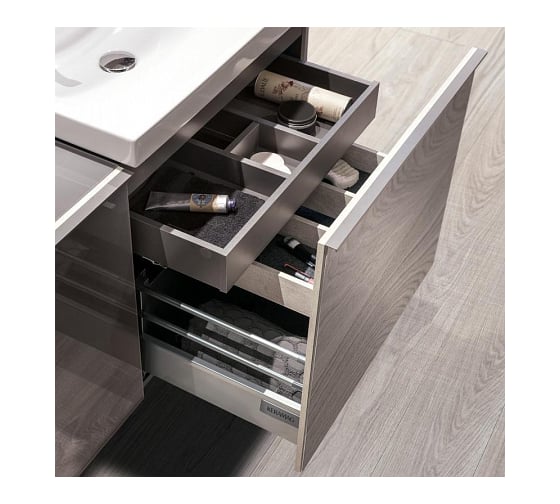 Шкафчик под раковину GEBERIT 500.611.JL.2 Acanto 740x535x476 мм 00000058412