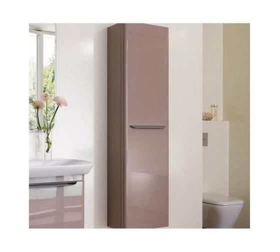 Шкафчик GEBERIT 824001000 myDay высокий 400x1500x250 мм, какао с молоком 00000044939