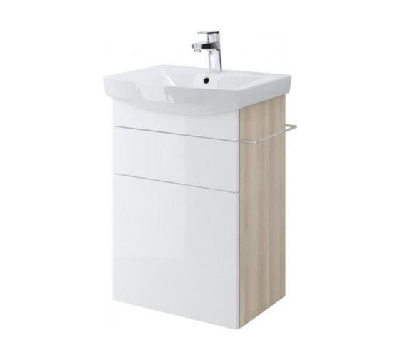 Тумба под раковину Cersanit SMART для раковины CARINA 50 B-SU-SMA-CA50/Wh 00000068054