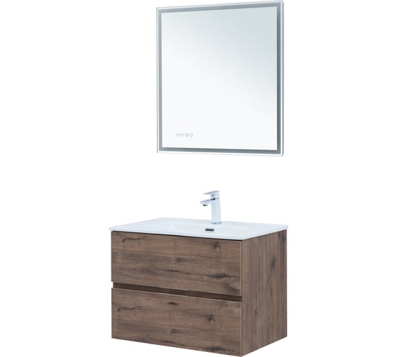 Тумба Aquanet Алвита new 70 цв.дуб веллингтон табак (334185) 00334185