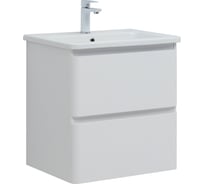 Тумба Aquanet Эмбер 60 2 ящ. цв.белый матовый (330465) 00330465