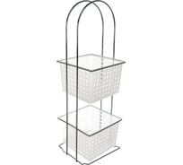 Этажерка Fixsen GR-810-2 Grampus прямоугольная, двухэтажная 00044916