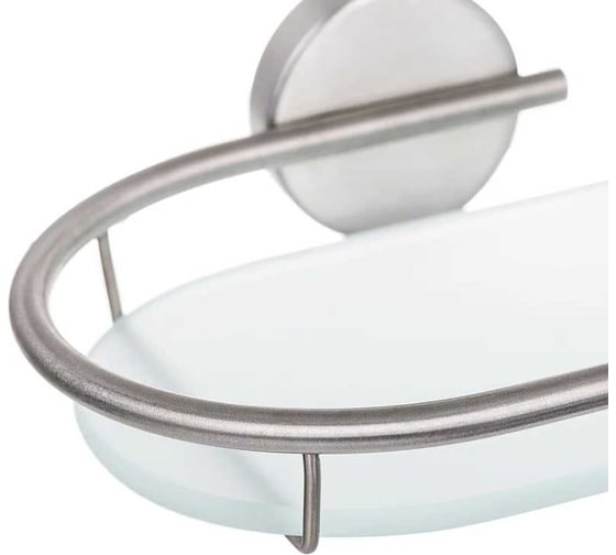 Полка настенная прямоугольная VERRAN Inox 250-28