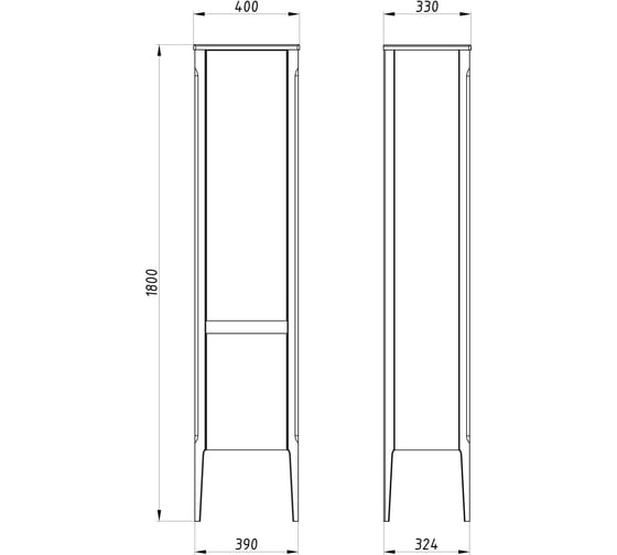 Пенал ASB Woodline Лорена 40 12210