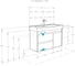 Тумба AQUATON Нортон 100, раковина Беверли 100 1A249001NT010 00064201 20