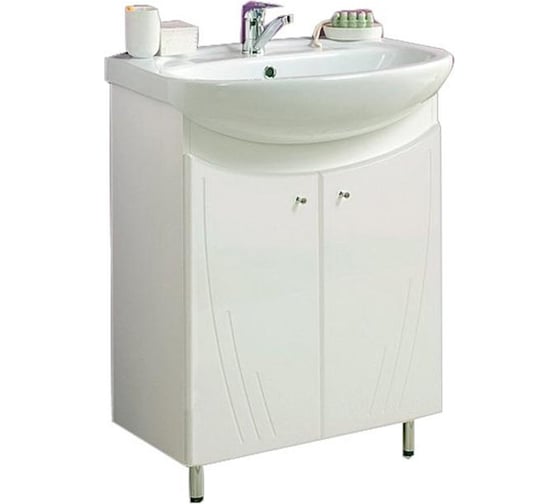 Тумба AQUATON МИНИМА Н 65 умывальник Акваполо 65 00015266