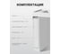 Тумба под с/машинку AQUATON Лондри 80 20 Раковина Рейн 80 белая 00056753 1A236101LH010 6