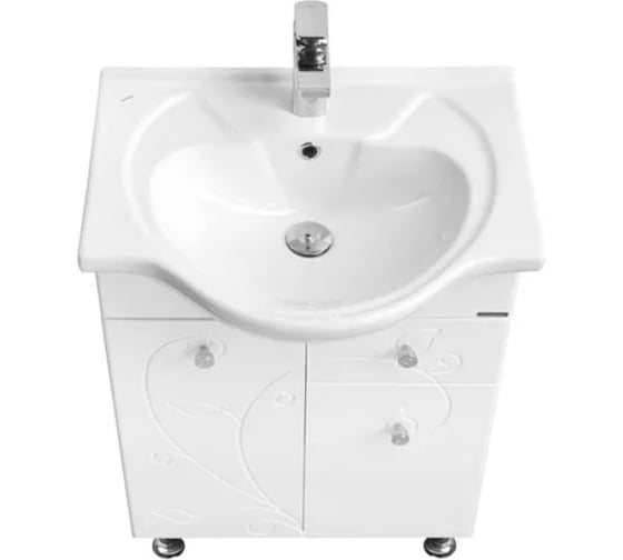 Тумба AQUATON ЛИАНА 65М с бельевой корзиной 00016470