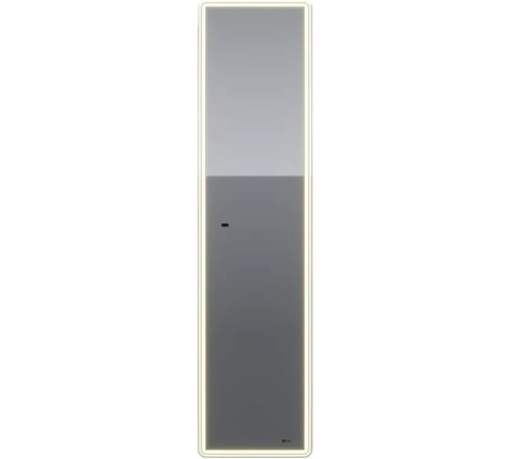 Пенал зеркальный Lemark ELEMENT 40x160 см, 1 дверный, правый, с подсветкой, белый LM40PZE