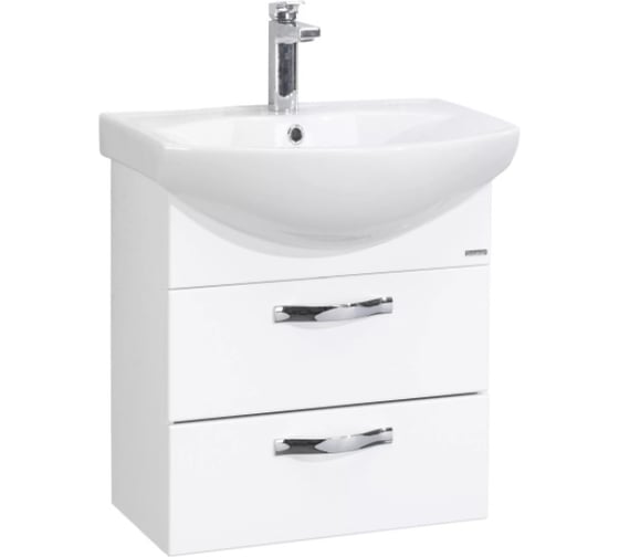 Подвесная тумба AQUATON Ария 50 М умывальник SMILE-50 00015306
