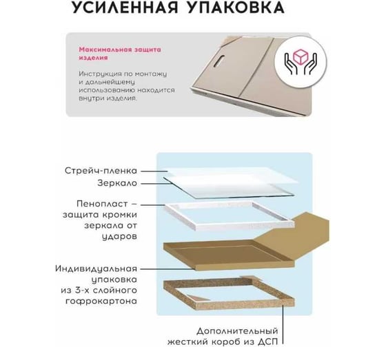 Зеркало Doratiz Ева-VOICE-2 с LED подсветкой 1000х800, сенсорный выключатель, голосовое управление 2711.945