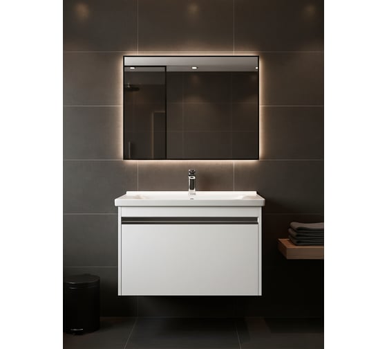 Тумба AQUATON Капри 80 Умывальник Миранда 80 00051746 1A230201KP010 1