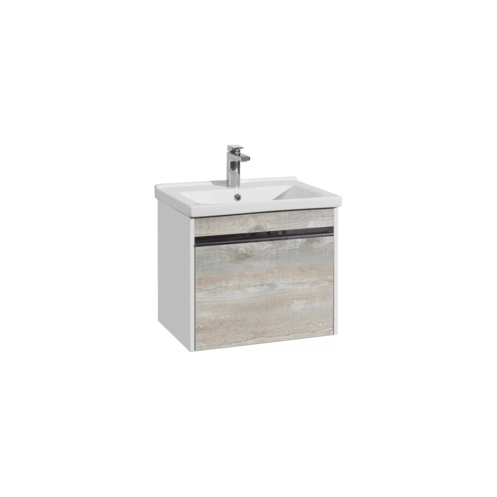 Тумба AQUATON Капри 60 Бетон пайн, умывальник Миранда 60 00052040 ...