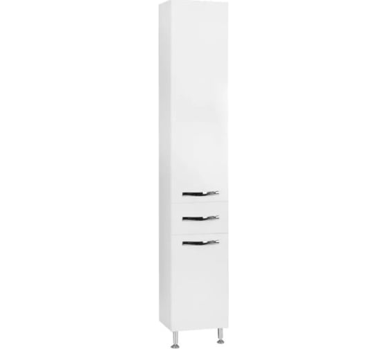 Шкаф-колонна AQUATON Ария Н с бельевой корзиной 00015370