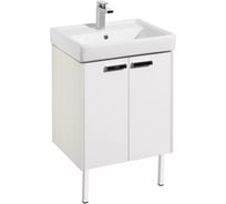 Тумба-Умывальник AQUATON Йорк 60 Белый/Выбеленное Дерево Раковина Тигода 60 00020183 1A170201YOAY0