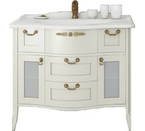 Тумба AQUATON Версаль 100 Слоновая кость Раковина Версаль 100 слоновая кость 00041909 1A188001VSZA0