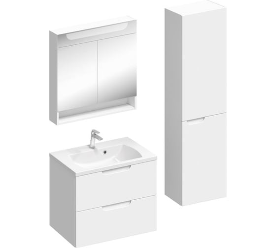 Шкаф боковой Ravak SB CLASSIC II 400 P белый/белый X000001474