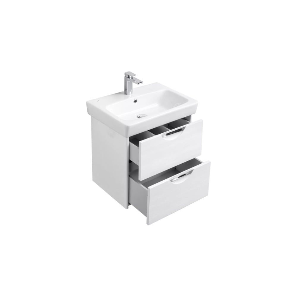 Тумба-умывальник AQUATON СИЛЬВА 60 дуб полярный Раковина Нео 60 ...