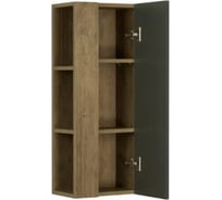 Шкаф одностворчатый AQUATON Терра дуб кантри/антрацит 00060766