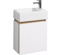 Тумба AQUATON Эклипс М46 эбони светлый, правый, раковина Эрис 46 00019506