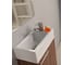 Тумба AQUATON Эклипс 46 эбони Темн. Раковина Эрис 46 00025215 1A172701EK560 5