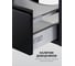 Тумба AQUATON РИМИНИ 60 ЧЕРН.ГЛЯНЕЦ VICTORIA-N РАКОВИНА СТОЛЕШНИЦА 600Х460 NEW 00060593 1A226601RN950 4