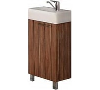 Тумба AQUATON Эклипс Н46 эбони темный, раковина Эрис 46 00025217