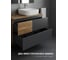 Тумба AQUATON Терра 105 Дуб Кантри/Антрацит Умывальник накладной Infinity 60 00060765 1A247201TEKA0 4