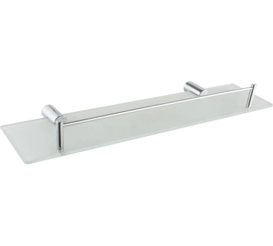 Полка стеклянная HAIBA хром HB8407