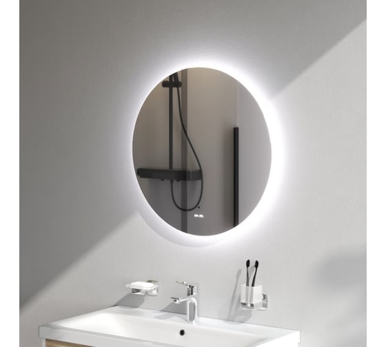 Зеркало AM.PM X-Joy круг с интерьерной Led подсветкой, ИК-сенсором, 60 см M85MOX40601S